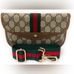 Gucci Clutch Bag Pouch Crossbody Waist Bag Fanny Pack Shoulder Bag Ophid…